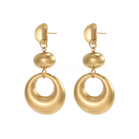 304 Stainless Steel Stud Earring STAS-OY012-04G-1
