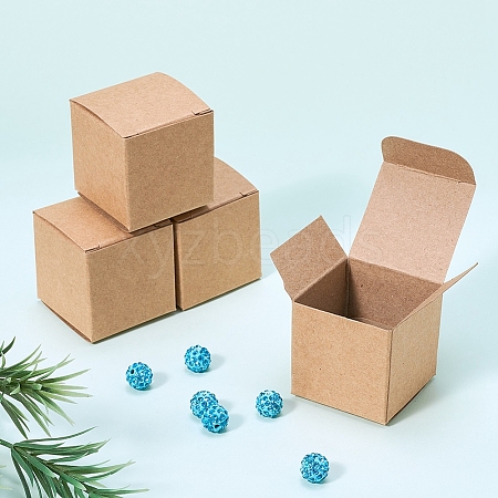 Kraft Paper Box CON-WH0029-01-1