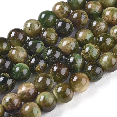 Natural Tiger Eye Beads Strands G-K301-6mm-05-1