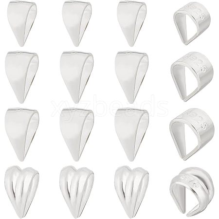 925 Sterling Silver Snap on Bails FIND-PH0021-79B-1