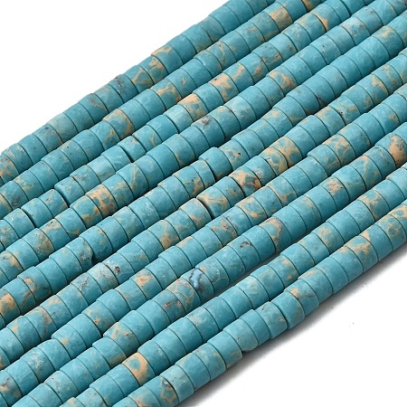 Dyed Synthetic Imperial Jasper Beads Strands G-Z089-A03-A-1