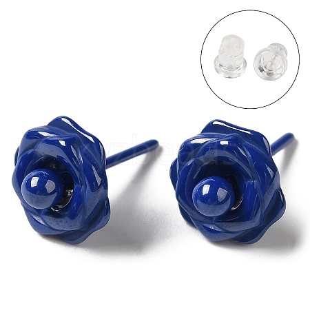 Hypoallergenic Bioceramics Zirconia Ceramic Stud Earrings EJEW-F340-01C-1