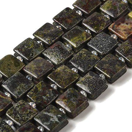 Natural Dragon Blood Jasper Beads Strands G-L596-A06-01-1