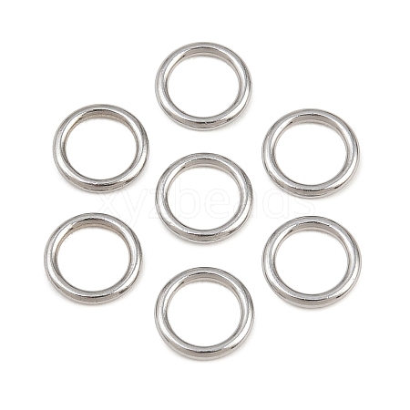 304 Stainless Steel Closed Jump Rings STAS-G393-06P-07-1