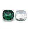 Pointed Back Glass Rhinestone Cabochons RGLA-T032-10x10mm-16-2