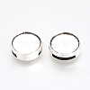 Tibetan Style Alloy Slide Charms Cabochon Settings LS-X-PALLOY-Q341-04AS-LF-5