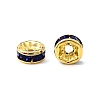 Brass Rhinestone Spacer Beads RB-A014-Z6mm-05G-2