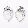 Quartz Crystal Pendants KK-P103-A10-1