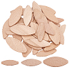 Olycraft 300Pcs 3 Style Beechwood Joiner Biscuits WOOD-OC0002-80-1