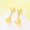 Teardrop 304 Stainless Steel Stud Earrings for Women EJEW-A125-40G-3