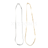 Brass Herringbone Chain Necklaces NJEW-B079-05A-1
