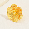 Luxurious Iron Hollow Flower Wedding Cuff Ring for Bride VO5692-3