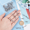 20 Sets 304 Stainless Steel Lobster Claw Clasps STAS-PH0004-74-3