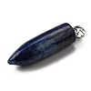 Dyed Natural Lapis Lazuli Pointed Pendants G-F820-12U-2