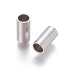 Tarnish Resistant 304 Stainless Steel Tube Beads STAS-F205-03P-E-2