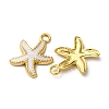 304 Stainless Steel Enamel Pendants STAS-L299-19G-06-2