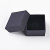 Kraft Paper Cardboard Jewelry Ring Boxes LS-CBOX-G015-01-2