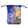 Constellation Theme Printed Velvet Packing Pouches PW-WG18307-06-1