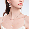 30pcs 5 colors Transparent Glass Pendants FIND-OC0002-42-5
