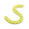 Handmade Opaque Acrylic Curb Chains AJEW-JB00662-08-1