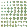 92Pcs Opaque Acrylic Beads OACR-TA0003-77-1