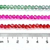 Transparent Painted Glass Beads Strands LS-DGLA-A034-T4mm-A24-3