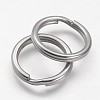 Tarnish Resistant 304 Stainless Steel Split Key Rings STAS-F041-36-2