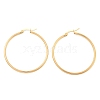 Ion Plating(IP) 304 Stainless Steel Hoop Earrings X-EJEW-N0016-11G-G-4