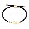 1Pc Adjustable Nylon Cord Slider Bracelets for Women BJEW-LP0001-32N-01-1
