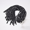 Opaque Solid Color Imitation Jade Glass Beads Strands EGLA-A039-P4mm-D17-3