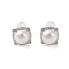 925 Sterling Silver Studs Earring EJEW-H002-14P-1