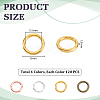 4 Colors Alloy Closed Jump Rings FIND-GA0006-89A-2