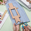 Beech Plywood Ruler TOOL-WH0159-88-3