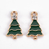 Eco-Friendly Alloy Enamel Pendants ENAM-T011-70-NR-2
