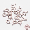 925 Sterling Silver Spring Ring Clasps STER-K167-076B-RG-3