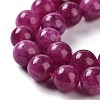 Dyed Natural Malaysia Jade Beads Strands G-G021-02C-03-3