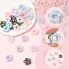 35Pcs 7 Colors UV Plating Opaque Acrylic Beads OACR-YW0003-89-2