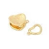 Brass Interlocking Clasps KK-U059-04G-2