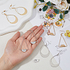 4 Pairs 4 Style Alloy Dangle Earrings for Women EJEW-FI0002-82-3