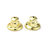 Rack Plating Brass Ear Nuts X-KK-G480-06G-1