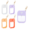 4Pcs 4 Colors Silicone Hand Sanitizer Cover HJEW-WR0001-24-1