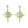 Brass Micro Pave Cubic Zirconia Pendants KK-M277-08G-05-1