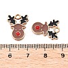 Alloy Enamel Pendants X-ENAM-S121-013B-3