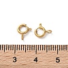 Ion Plating(IP) 304 Stainless Steel Spring Ring Clasps X-STAS-C114-04A-G-3
