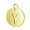 304 Stainless Steel Charms STAS-S105-T514G-Y-1