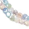 Electroplate Glass Beads Strands X-EGLA-G039-05A-01-3