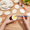 Unfinished Beech Wooden Blank Slices WOOD-WH0124-47C-3