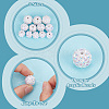 30Pcs 3 Styles Acrylic & Resin with Rhinestone Round Beads OACR-PH0004-27-4