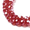 Electroplate Transparent Glass Beads Strands LS-EGLA-A035-T6mm-A01-3
