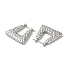 304 Stainless Steel Hoop Earrings for Women EJEW-Z026-27P-2